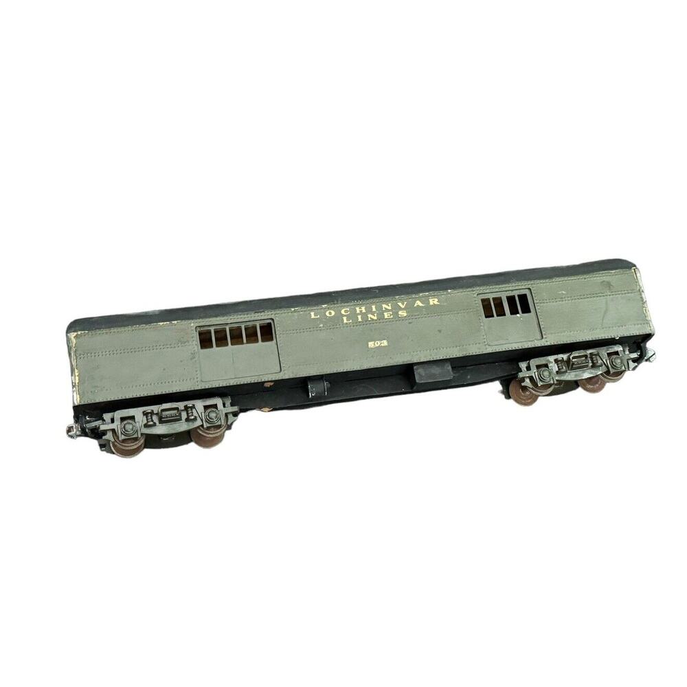 Railroad Train Car Lochinvar Lines 503 For Parts Conductor Caboose READ NOTE